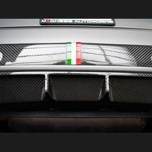 Alfa Romeo Stelvio Rear Diffuser - Carbon Fiber - Quadrifoglio Model